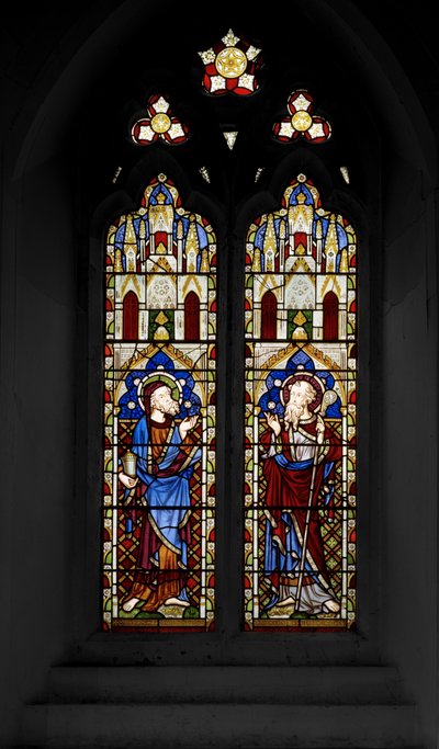 St. Joseph of Arimathea and St. Clement by Augustus Welby Northmore Pugin